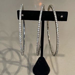 SET/3 CZ BANGLE BRACELETS